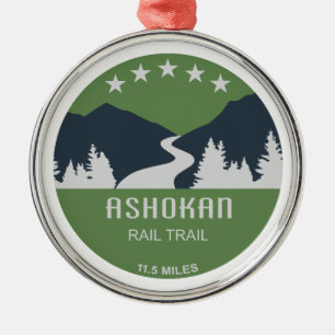 Ashokan Rail Trail New York Julgransprydnad Metall