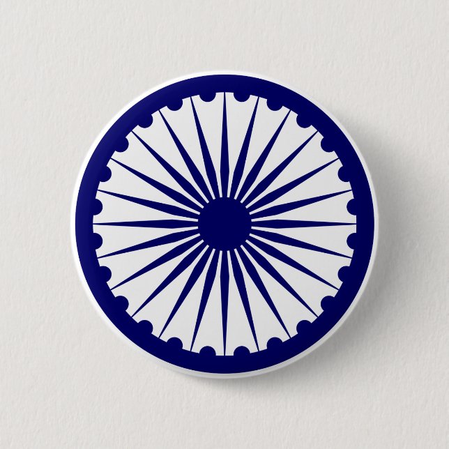 Ashokas Dharma Chakra Knapp (Framsida)