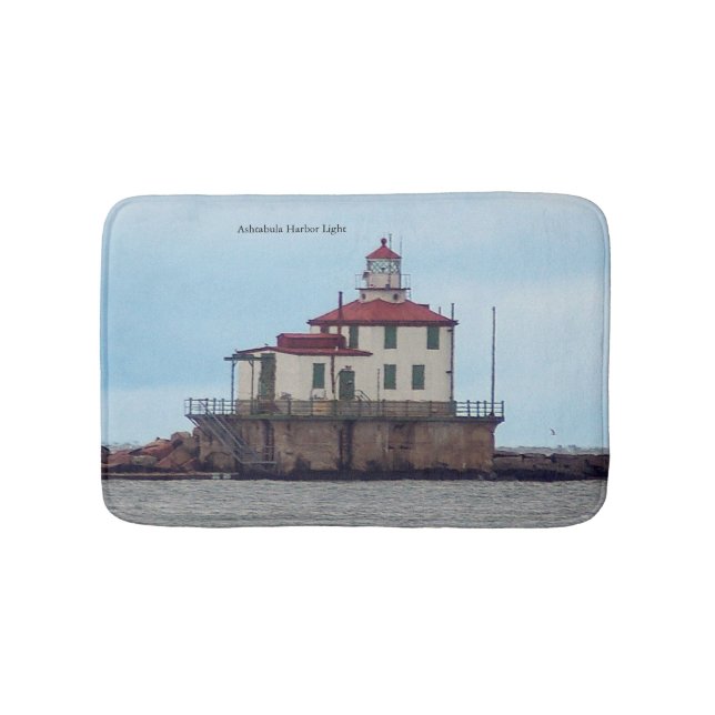 Ashtabula Harbor Light bathmat Badrumsmatta (Framsidan)