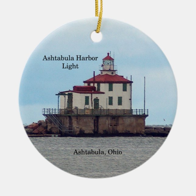 Ashtabula Harbor Light ornament (Framsidan)