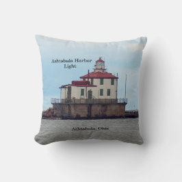 Ashtabula Harbor Light Square-kudde Kudde