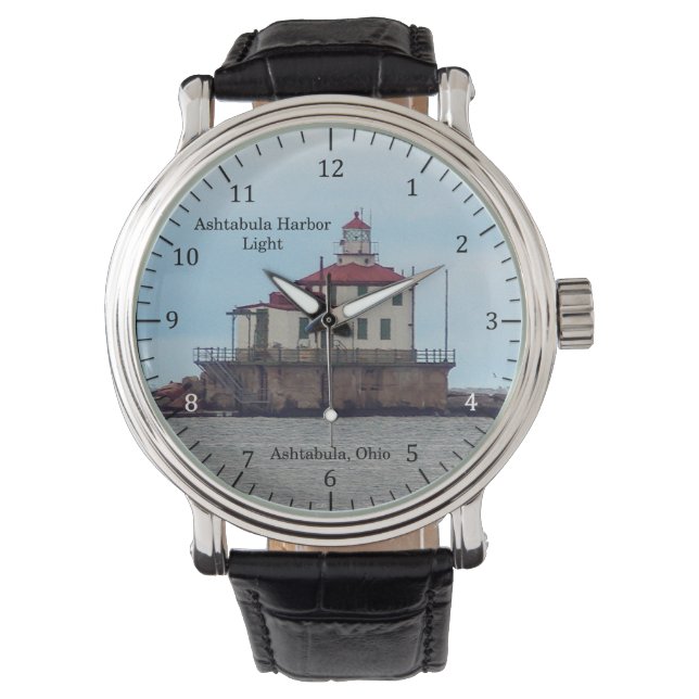 Ashtabula Harbour Light watch Armbandsur (Framsida)