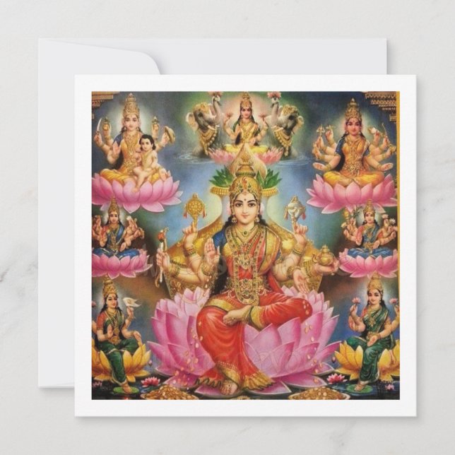 Ashtalakshmi - Åtta former av Lakshmi (Framsida)