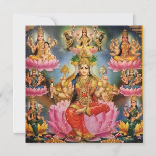 Ashtalakshmi - Åtta former av Lakshmi Inbjudningar