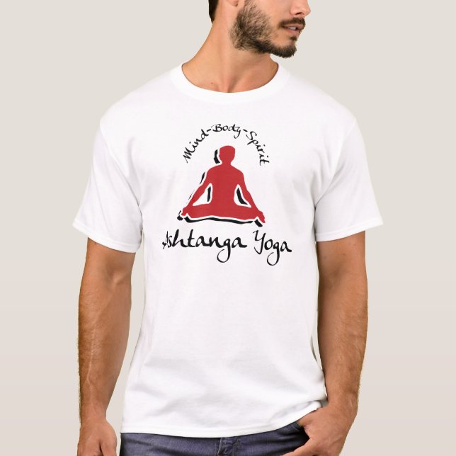 Ashtanga YogaT-tröja T-shirt (Framsida)