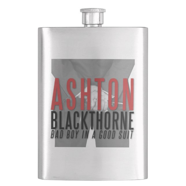 Ashton Blackthorne flaska Fickplunta (Framsidan)