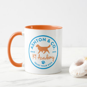 Ashton & Co. K9 Academy 11 oz. 2c. Cirkelns Logoty Mugg