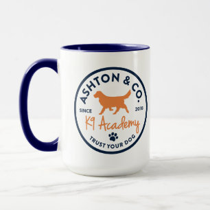 Ashton & Co. K9 Academy 15 oz. 2c. Tungcirkel Mugg