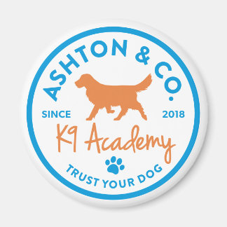 Ashton & Co. K9 Academy 2c-Logotyp Magnet