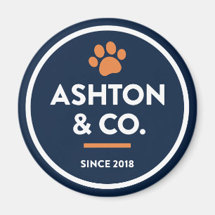 Ashton & Co. K9 Academy 2c Tass Mörk Magnet