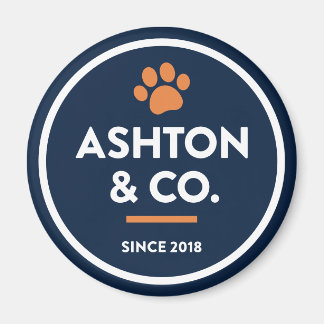 Ashton & Co. K9 Academy 2c Tass Mörk Magnet