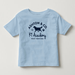 Ashton & Co. K9 Academy Logotyp T Shirt