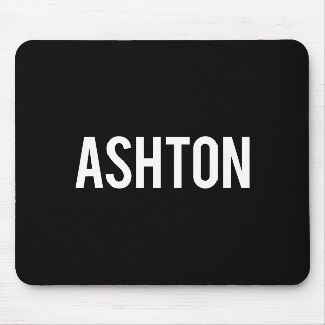 Ashton - Cool New Funny Name Fan Gift Tee  Musmatta (Framsidan)