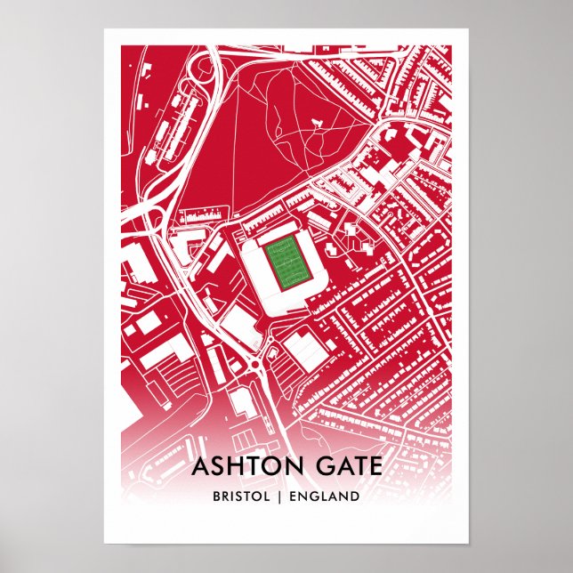 Ashton Grind Poster - hem för Bristol City FC, Eng (Framsidan)