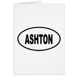 ASHTON HÄLSNINGSKORT