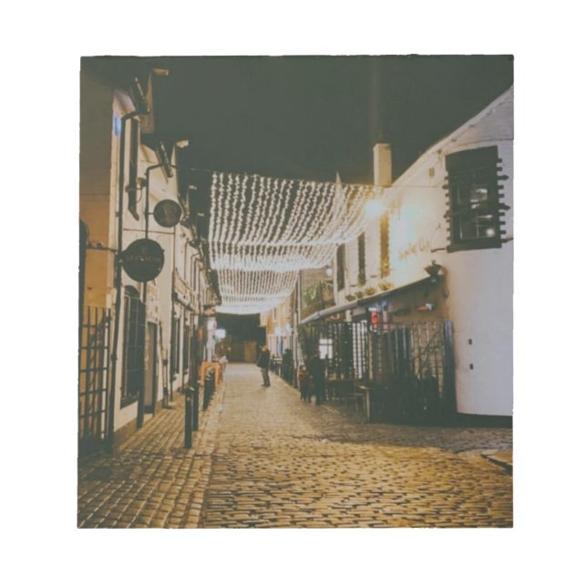 Ashton Lane, Glasgow, Skottland Anteckningsblock (Framsida)