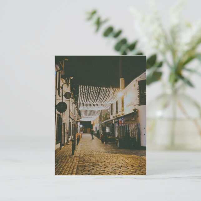 Ashton Lane, Glasgow, Skottland Helg Vykort (Stående Fram)