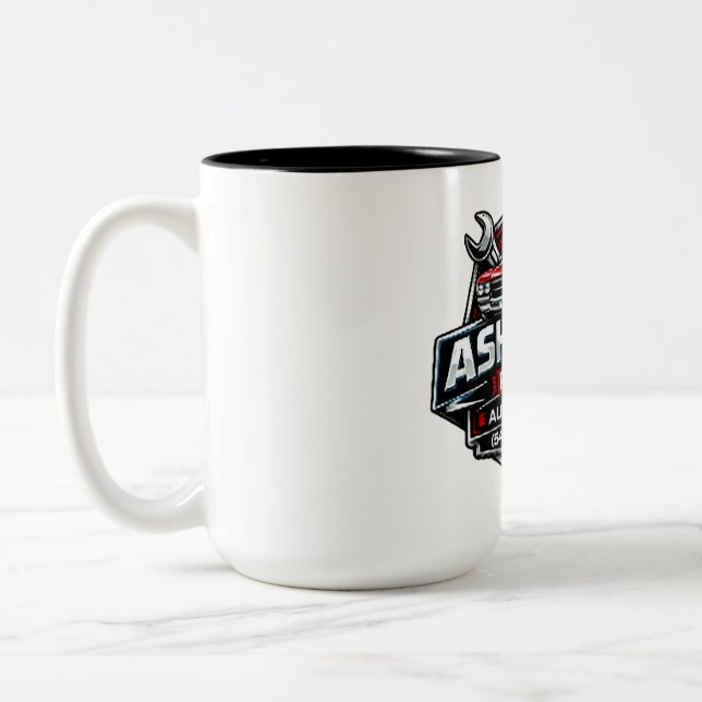 Ashton's Place Kaffemug Två-Tonad Mugg (Vänster)