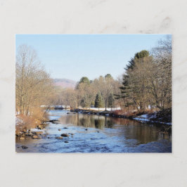 Ashuelot River i Swanzey, New Hampshire Vykort