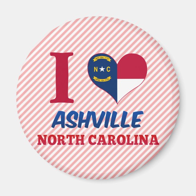 Ashville, North Carolina Magnet (Framsidan)
