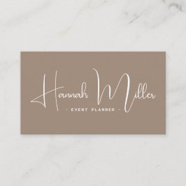 Ashwood | Minimalistisk modern Elegant Visitkort