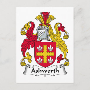 Ashworth Family Crest Vykort