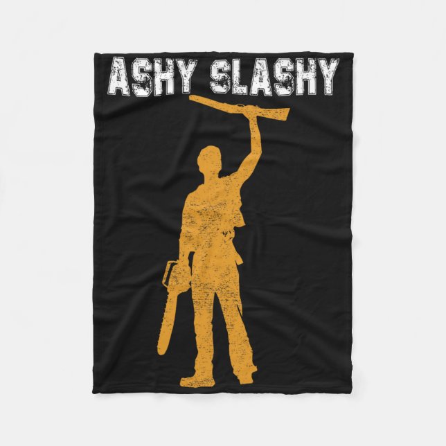 Ashy Slashy Graphic Halloween Fantastisk Apparel H Fleecefilt (Framsidan)