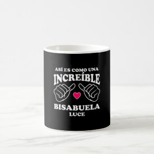 Así es como una inkl. Bisabuela Luce Kaffemugg