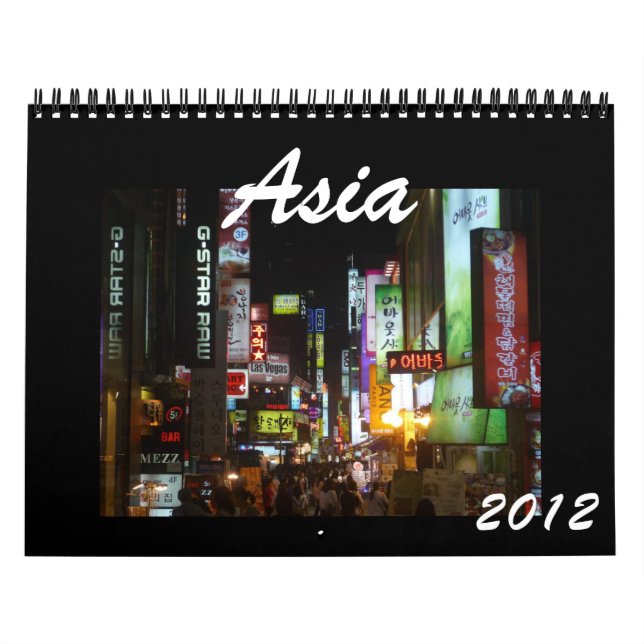 asia 2012 kalender (Omslag)