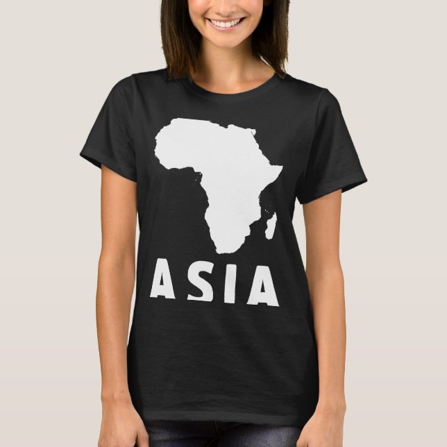 Asia Afrika Odely Specific Gag Konstig Mörk Humor  T Shirt (Framsida)