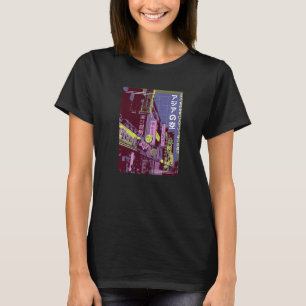 Asia City Illustration Japan T Shirt