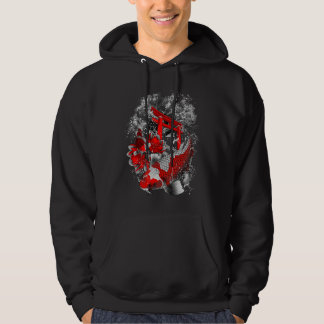 Asia Koi Fish Lotus Flower Temple Sakura Water Lil Hoodie
