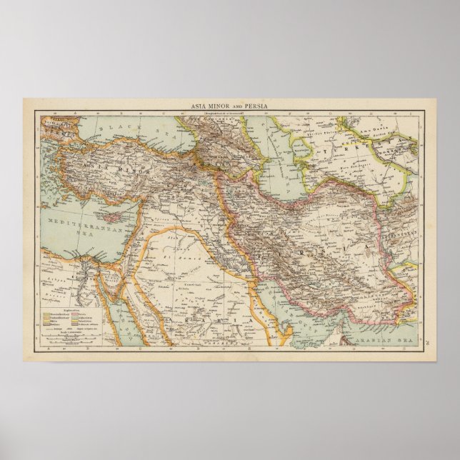 Asia Minor, Persia Poster (Framsidan)