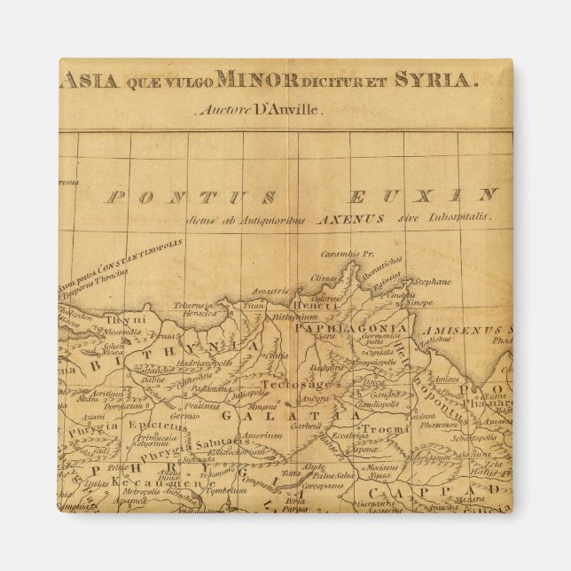 Asia Minor, Syrien Magnet (Framsidan)