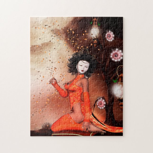 ASIA Oriental Fantasy Art Pussel (Vertikal)