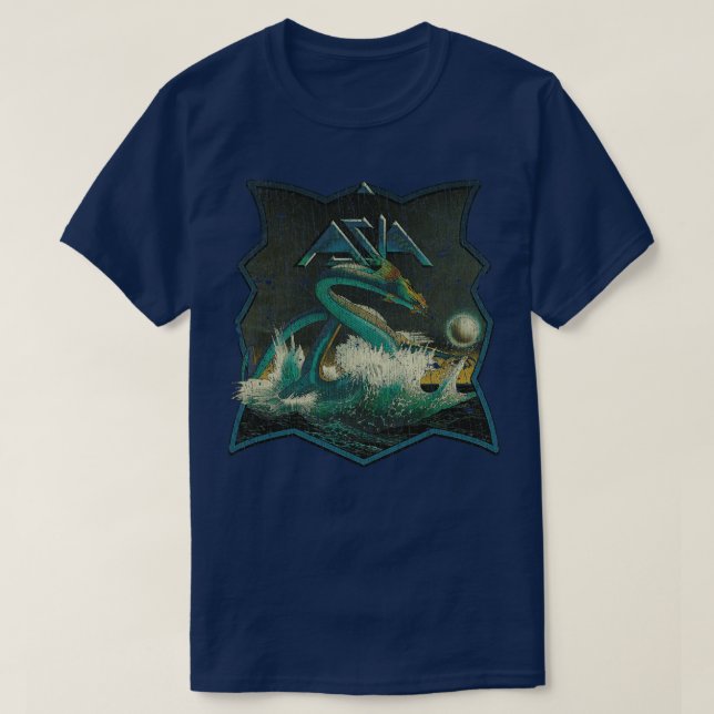 Asia Vatten Dragon 1982 T Shirt (Design framsida)
