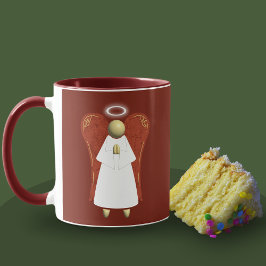 Asian Angel, Guardian Angel Coffee Mugg