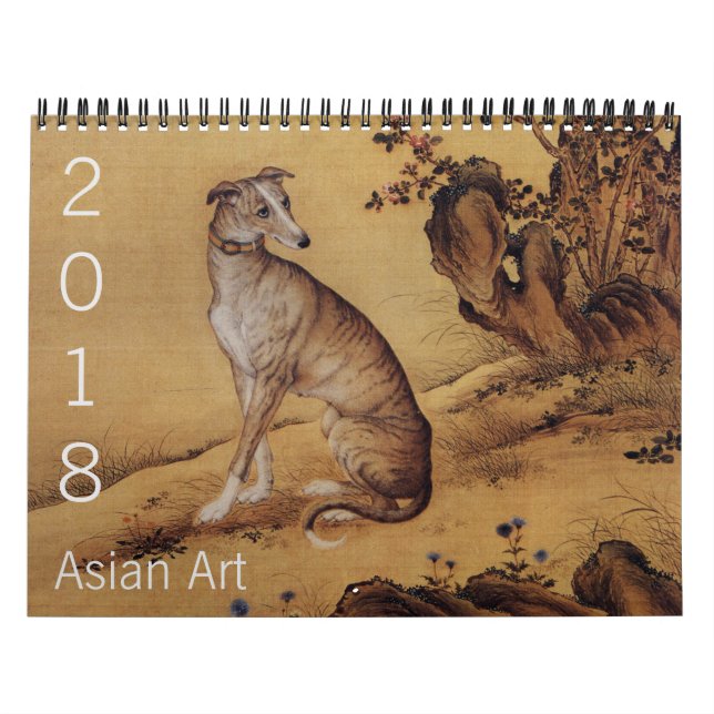 Asian Art China Zodiac Animals skriver under anpas Kalender (Omslag)