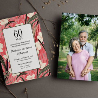 ASIAN Bamboo Japansk blomma 60-årsdag PHOTO