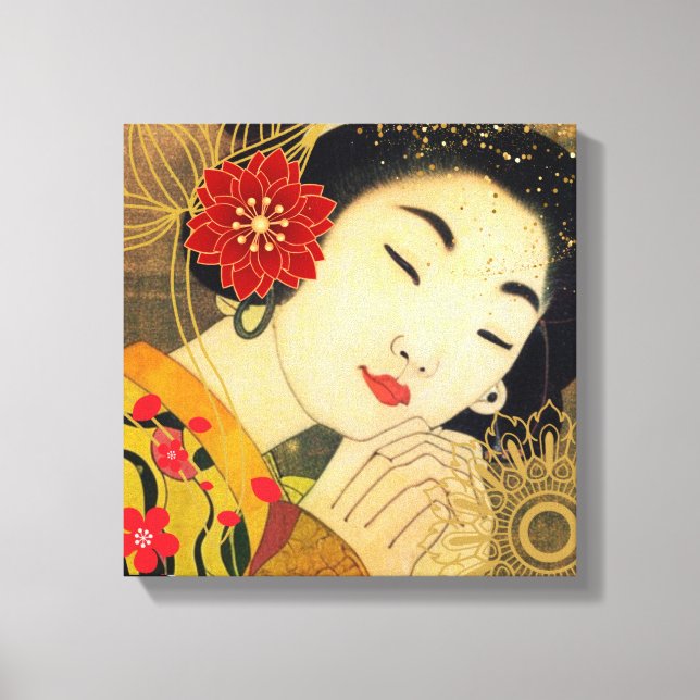 Asian Beauty Canvastryck (Framsida)