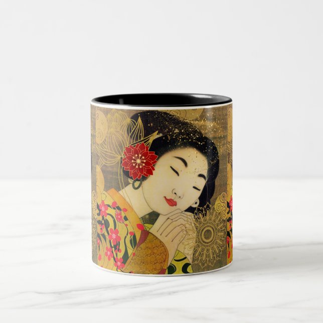 Asian Beauty Två-Tonad Mugg (Center)
