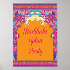 Asian - Bröllop - Mehndi - Henna - Poster