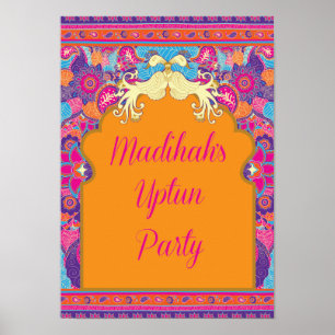 Asian - Bröllop - Mehndi - Henna - Poster