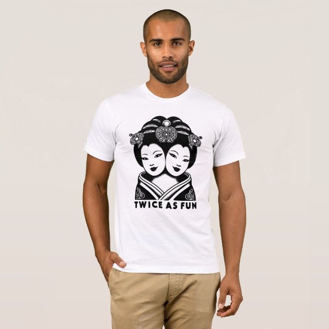 Asian Carni Geisha T Shirt (Hel framsida)