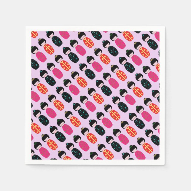 Asian Dolls Pappersservett (Framsidan)