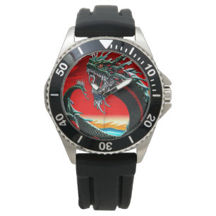 ASIAN DRAGON DEKORATIV KUDDE ARMBANDSUR