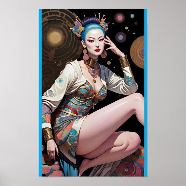 Asian Dream Flight - Ken Gage Art Poster (Framsidan)