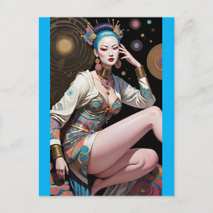 Asian Dream Flight - Ken Gage Art Vykort