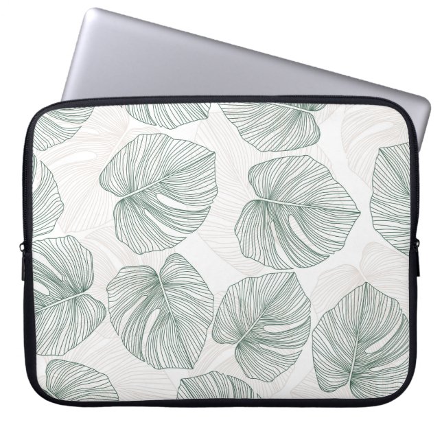 Asian Fabric Ikat: Traditional Seamless Laptop Fodral (Framsidan)