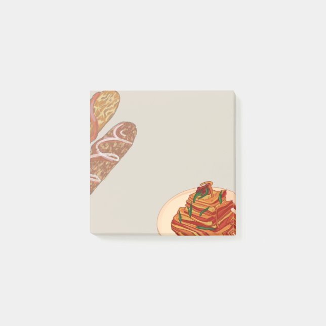 Asian Food 16 Sticky Notes Post-it Block (Framsida)